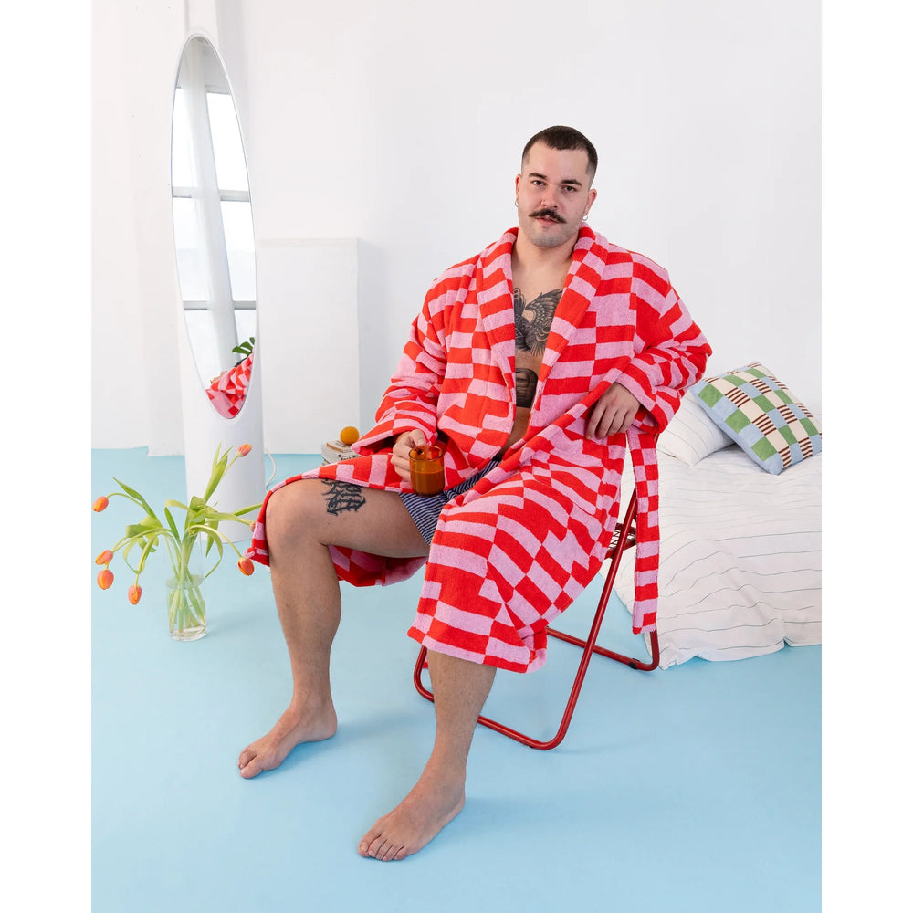 Tarta Gelatina Kućni ogrtač Poppy na muškom modelu
