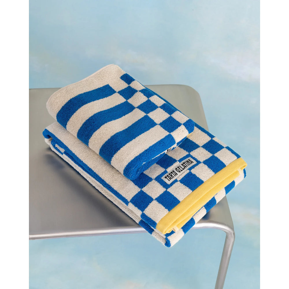 Tarta Gelatina Ručnik Blue složen