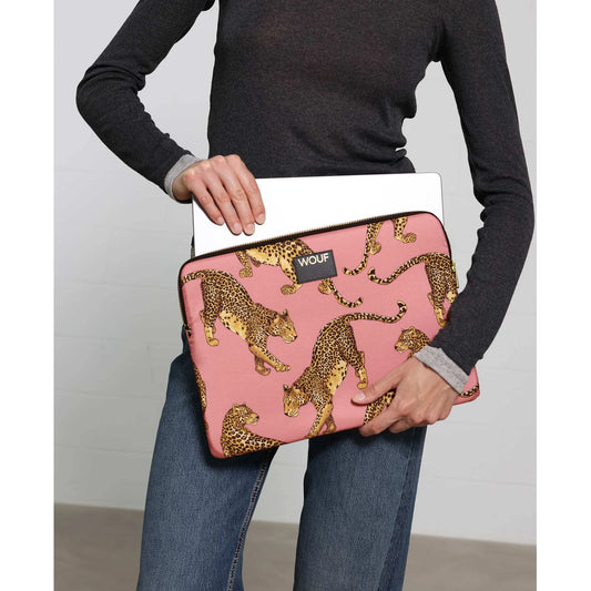 Wouf Etui za laptop Blush Leopard 15" i 16"