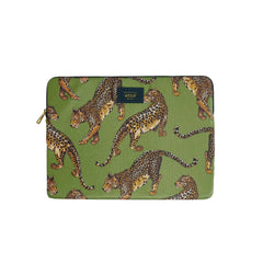 Wouf Laptop case Olive Leopard 13" and 14"