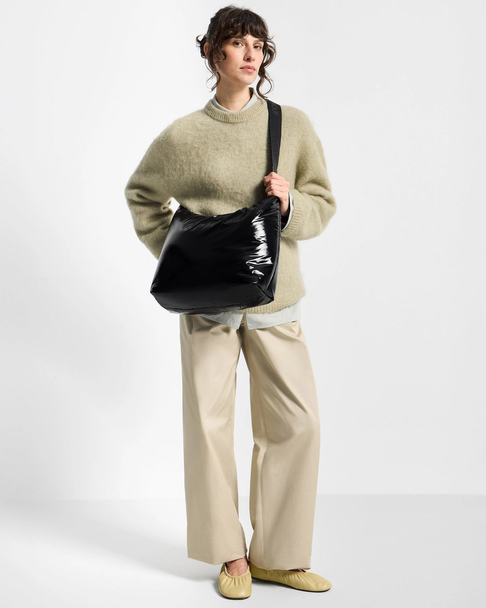 Wouf Night Hobo Bag - on a model