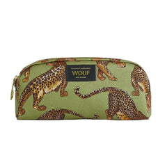 Wouf Mali neseser Olive Leopard