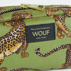 Wouf Mali neseser Olive Leopard