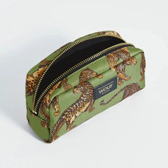 Wouf Mali neseser Olive Leopard