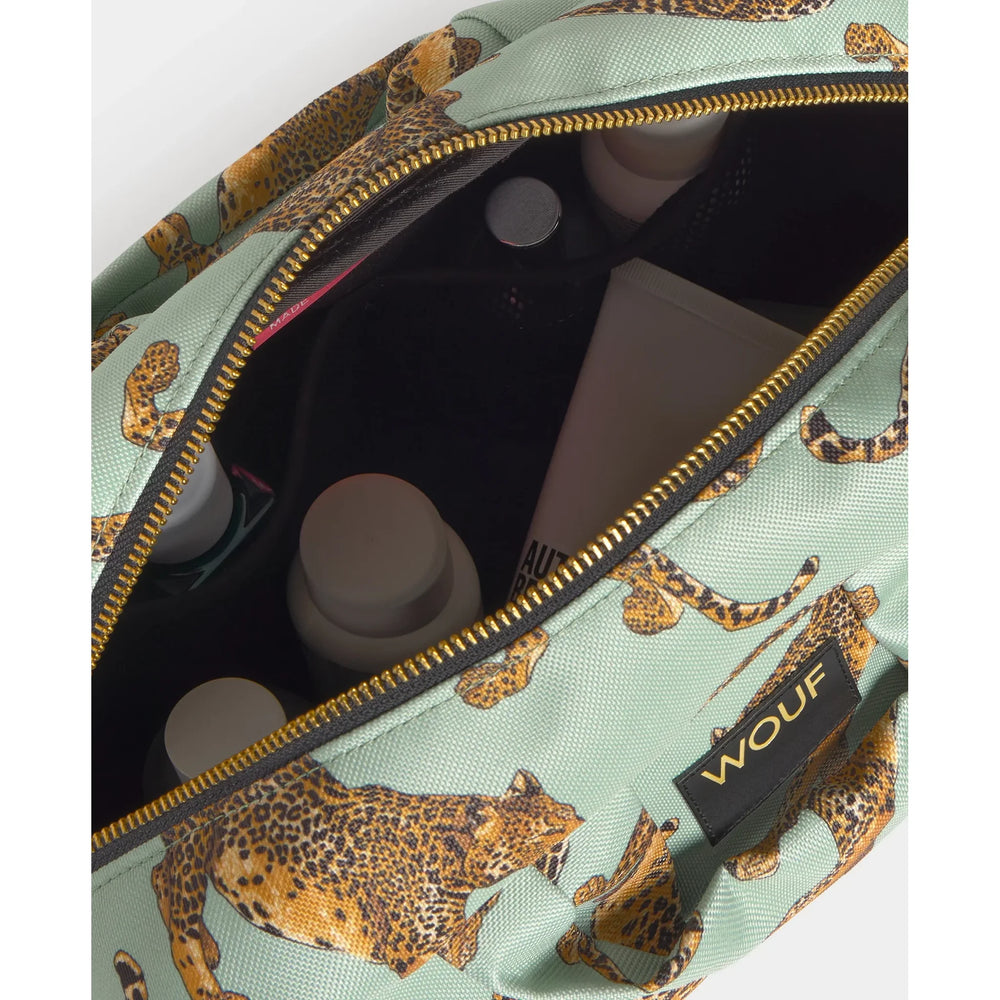 Wouf Neseser XXL Emerald Leopard | SHARENO