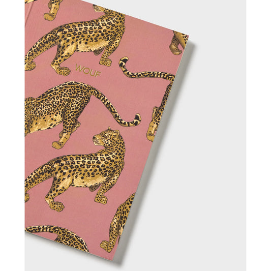 Wouf Notes A5 Blush Leopard
