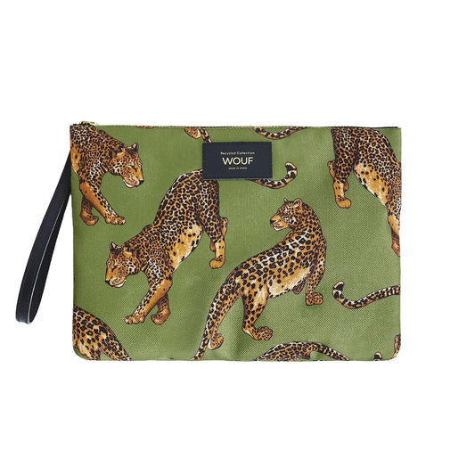 Wouf Bag XL Olive Leopard