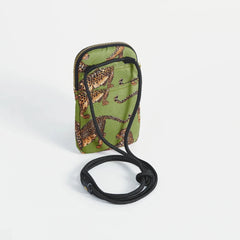 Wouf Cell Phone Case Olive Leopard