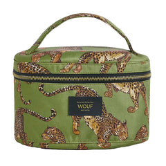 Wouf XL Neseser Olive Leopard