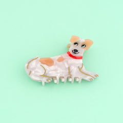 Coucou Suzette Hair clip Jack Russel