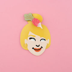 Coucou Suzette Hair clip Radish