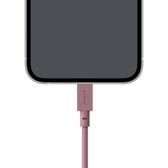 AVOLT USB A to Apple Lightning kabel Rusty Red