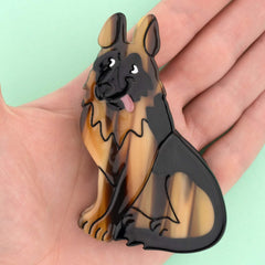 Coucou Suzette Hairclip German Shepherd