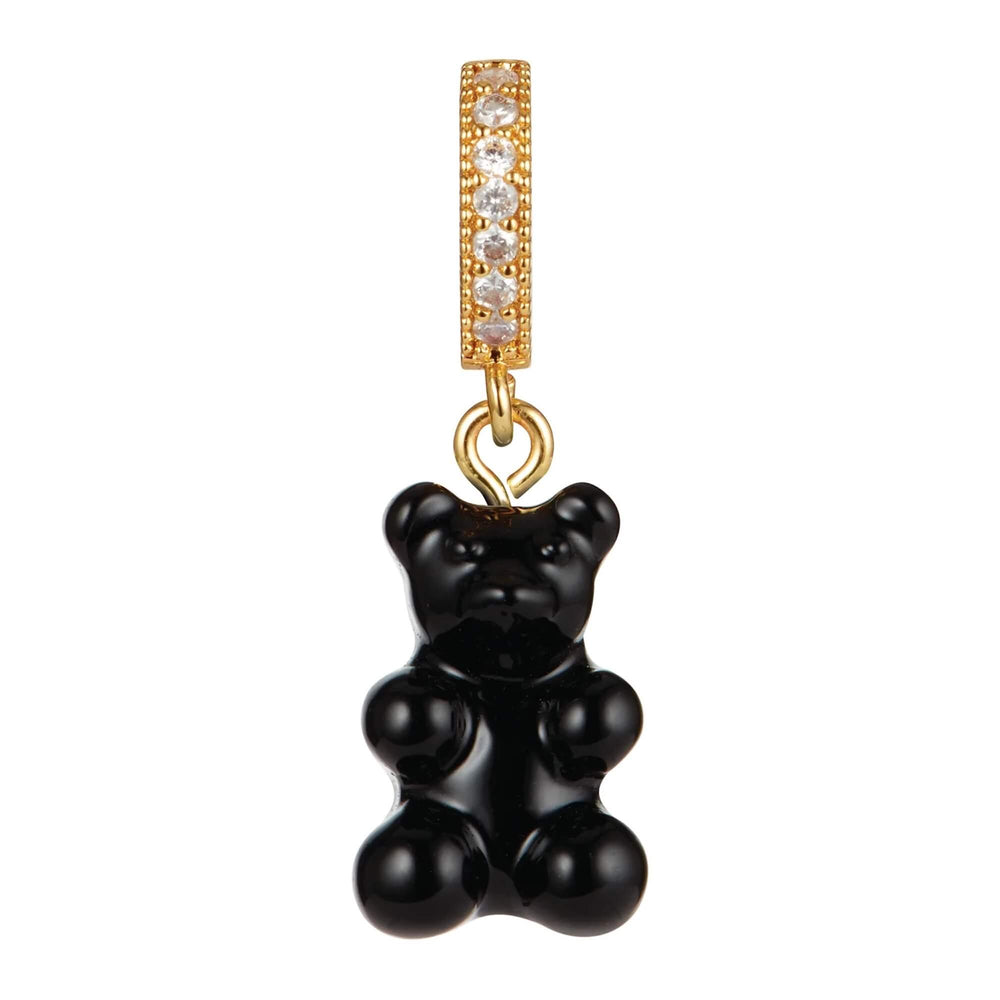 Crystal Haze Nostalgia bear Pave privjesak - Black