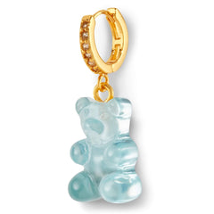 Crystal Haze Nostalgia bear earring - Mediterranean