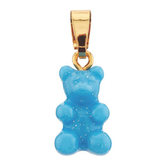 Crystal Haze Nostalgia bear pendant - Lagoon