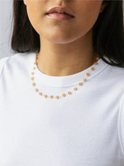 Labro Fiori Necklace - Beige