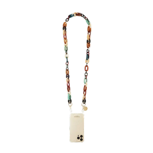 LaCoqueFrancaise Cell Phone Chain - Ambre Multicolore