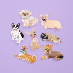 Coucou Suzette Hair clip Bulldog