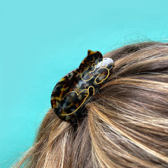 Coucou Suzette Hair clip Tortoise Cat