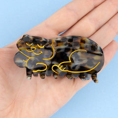 Coucou Suzette Hair clip Tortoise Cat